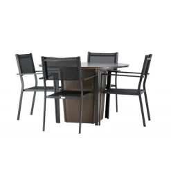 Santa Fe Rund Loungesæt - Havemøbelsæt