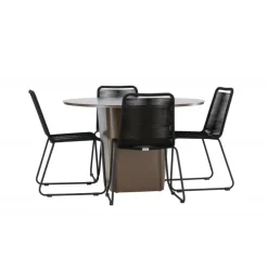 Santa Fe Rund Loungesæt - Havemøbelsæt