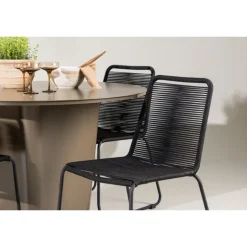 Santa Fe Rund Loungesæt - Havemøbelsæt