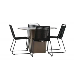 Santa Fe Rund Loungesæt - Havemøbelsæt