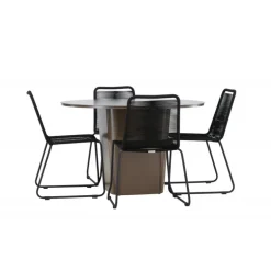 Santa Fe Rund Loungesæt - Havemøbelsæt