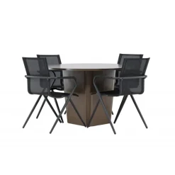 Santa Fe Rund Loungesæt - Havemøbelsæt