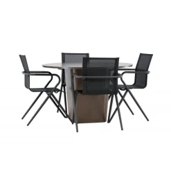 Santa Fe Rund Loungesæt - Havemøbelsæt