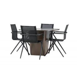 Santa Fe Rund Loungesæt - Havemøbelsæt