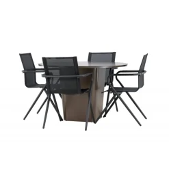 Santa Fe Rund Loungesæt - Havemøbelsæt