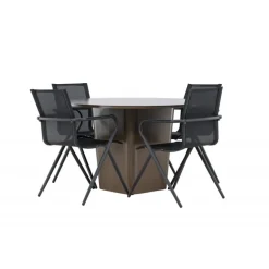 Santa Fe Rund Loungesæt - Havemøbelsæt