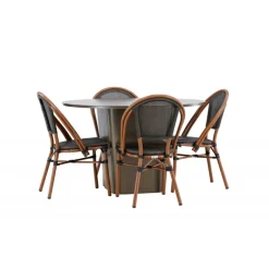 Santa Fe Rund Loungesæt - Havemøbelsæt