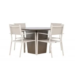 Santa Fe Rund Loungesæt - Havemøbelsæt