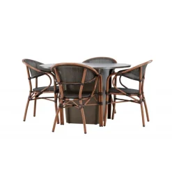 Santa Fe Rund Loungesæt - Havemøbelsæt