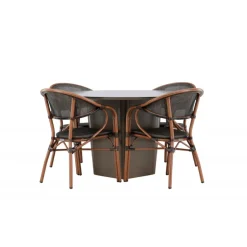 Santa Fe Rund Loungesæt - Havemøbelsæt