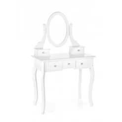 SARA kommodekonsol med skammel, Hvid mat