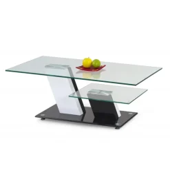 SAVANA sofabord - Hvid/Sort