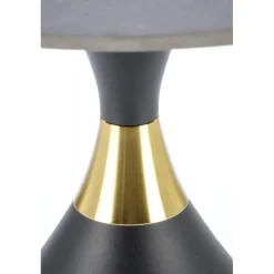 SCALITA sofabord, Sort marmor / Sort / guld