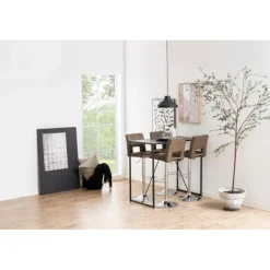 Seaford barbord 120 x 60 cm - Sort