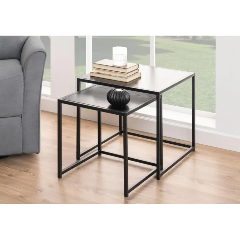 Seaford indskudsbord sort MDF