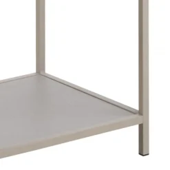 Seaford Reol med Skuffer og Asymmetriske Hylder – Grå - 77 x 35 x 185 cm