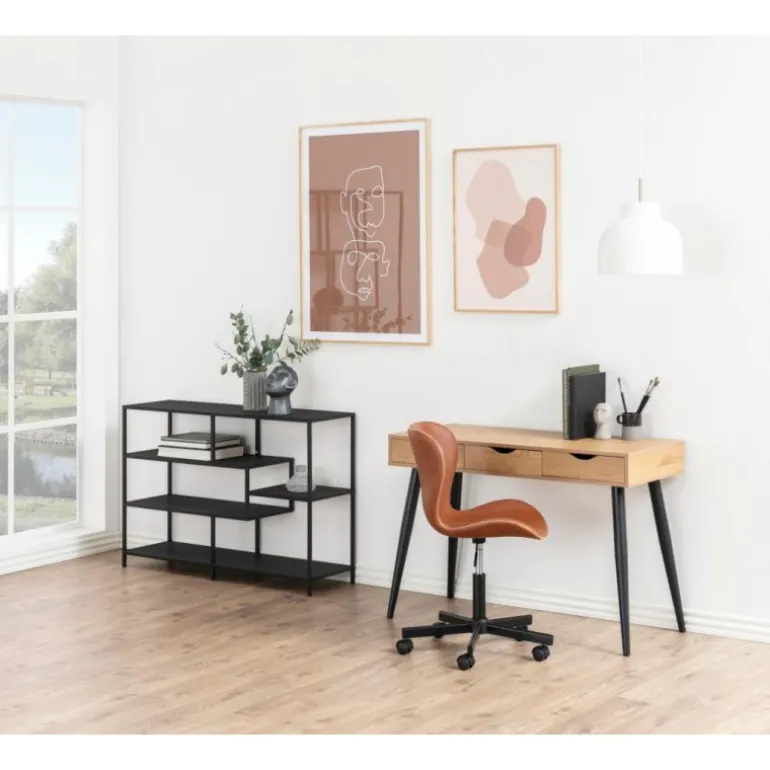 Seaford reol sort MDF