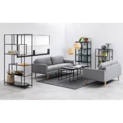 Seaford reol sort MDF