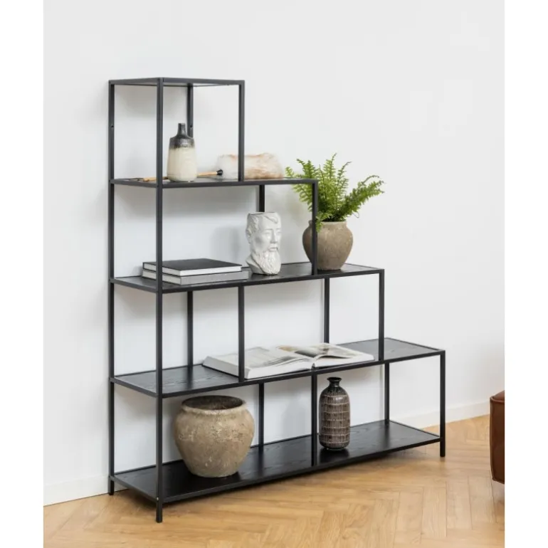 Seaford reol sort MDF