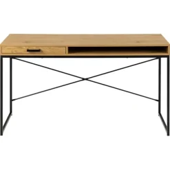 Seaford skrivebord naturlig MDF