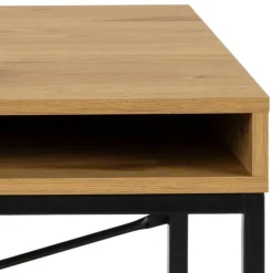 Seaford skrivebord naturlig MDF