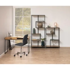 Seaford skrivebord naturlig MDF