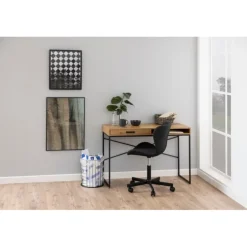 Seaford skrivebord naturlig MDF