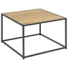 Seaford sofabord 60x60cm- Vild eg
