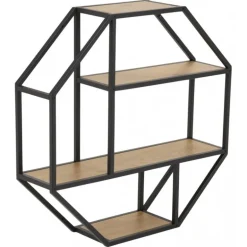 Seaford væghylde naturlig MDF 77 cm