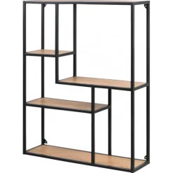 Seaford væghylde naturlig MDF 91 cm