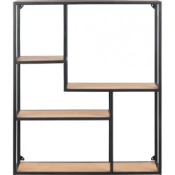 Seaford væghylde naturlig MDF 91 cm