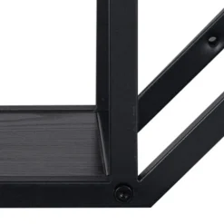 Seaford væghylde sort MDF 77 cm