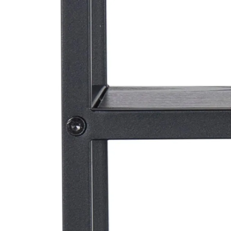 Seaford væghylde sort MDF 77 cm