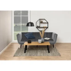 Seaford væghylde sort MDF 77 cm