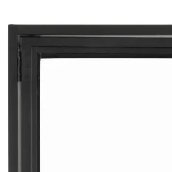 Seaford vitrine sort metal