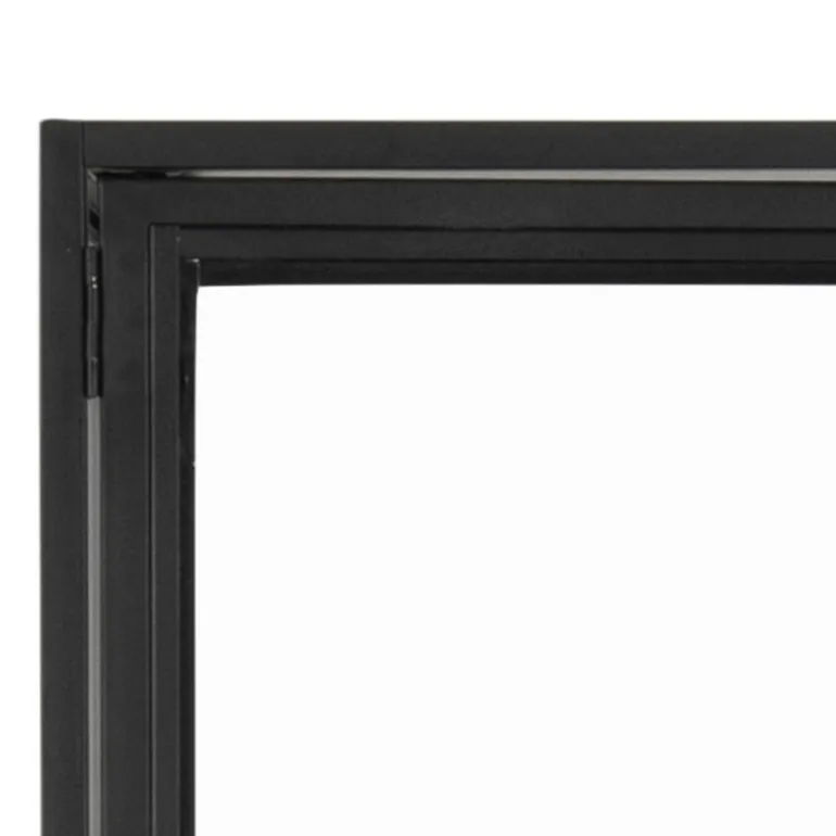 Seaford vitrine sort metal