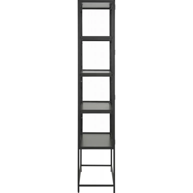 Seaford vitrine sort metal