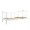 Seng 90 x 200 cm – Alice dagsseng i hvid metal