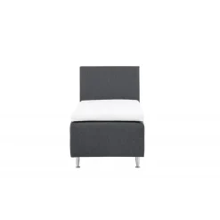 Seng kontinentalseng 90x200 - Mørkegrå