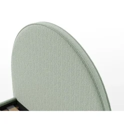 Seng med opbevaring 140 x 200 – Moon bouclé, grøn