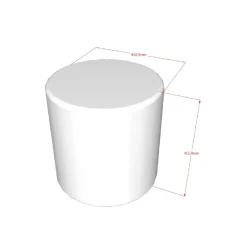 Seng med opbevaring 140 x 200 – Moon, hvid bouclé