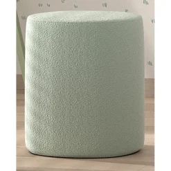 Seng med opbevaring 90 x 200 – Moon, grøn bouclé