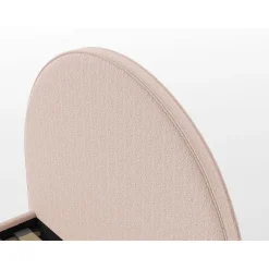 Seng med opbevaring 90 x 200 cm – Moon Rosa bouclé