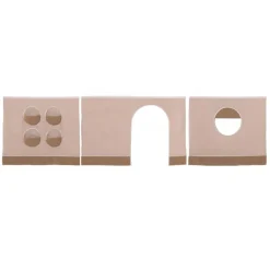 Sengeforhæng til mellemhøj seng – Forrest Oak tekstil, brun