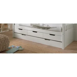 Sengeskuffe 90 x 190 cm – Fritz, hvid