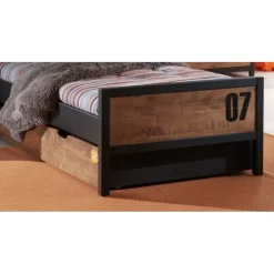 Sengeskuffe i fyr – Alex (90 × 190 cm) – Natur