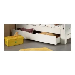 Sengeskuffe i massivt fyr – Jumper, hvid