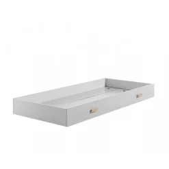 Sengeskuffe med hjul 90 x 190 cm – Kiddy, hvid