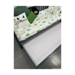 Sengeskuffe til seng 90 x 190 cm – Dallas, antracit