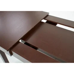 SEWERYN 160/300 cm Spisebord med udtræk - mørk Valnød